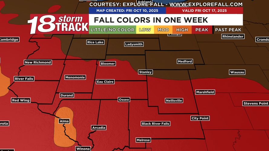 Fall colors are approaching peak, and it'll be a great weekend with ...