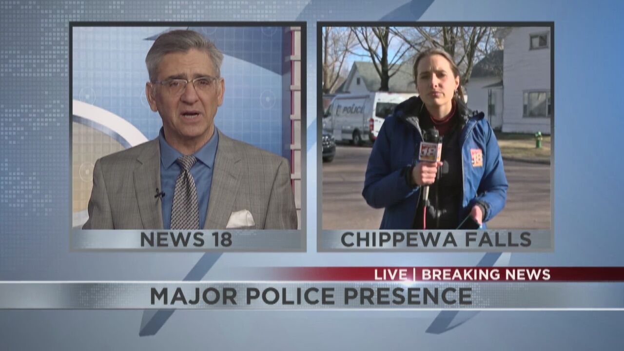 Police Presence at Chippewa Falls Home Video wqow