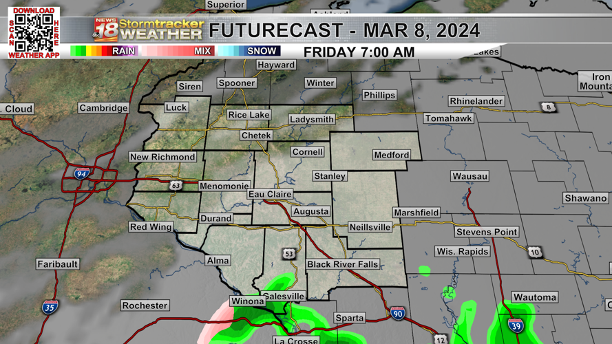 One more nice day ahead before precipitation returns for some of us ...