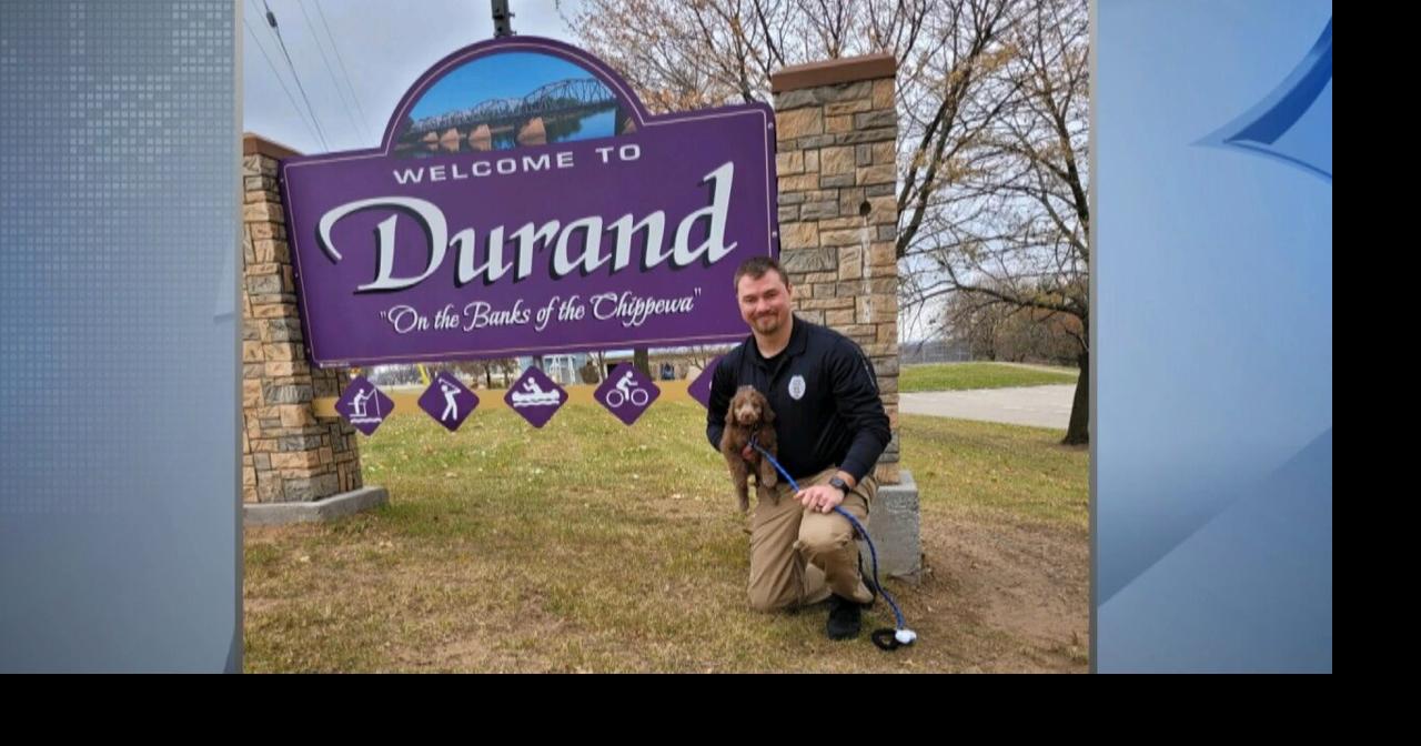 Durand Police Department Gets New Therapy Dog Video