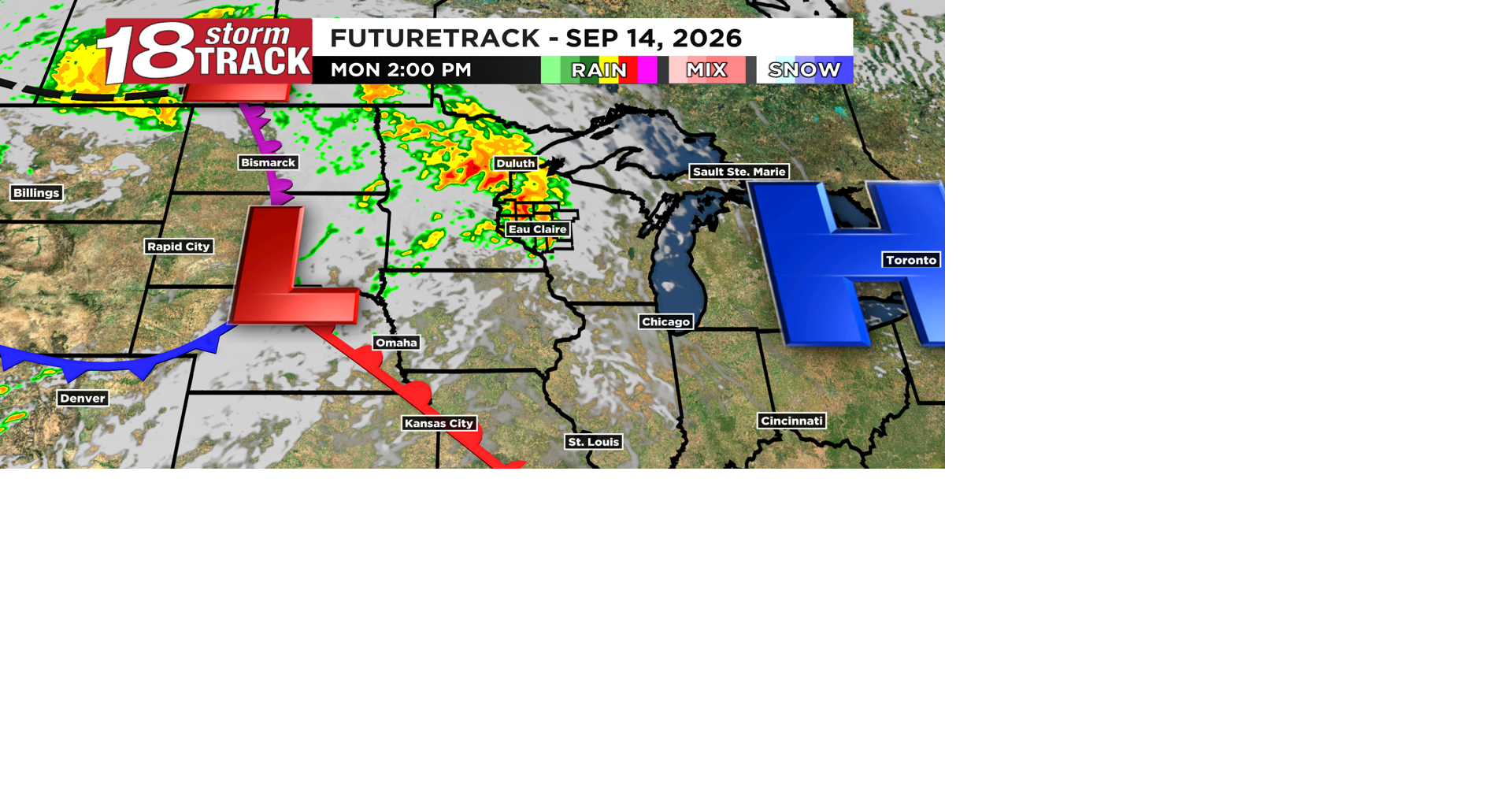 Next system set to bring a widespread soaking rain to western Wisconsin