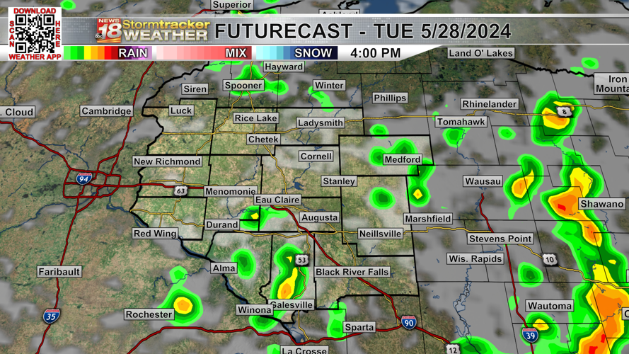 Chance of showers, isolated thunderstorms for Memorial Day and again on ...