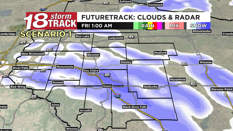 Light snow and/or freezing drizzle could cause slippery spots tonight ...