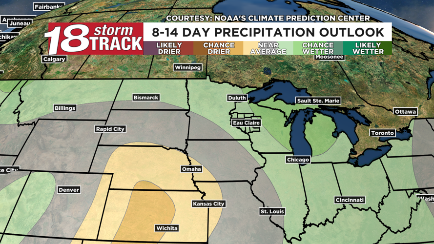 A warmer and more humid weather pattern begins Wednesday along with ...
