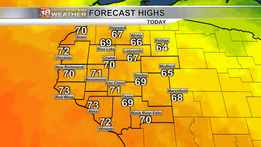 A few more warm and pleasant days ahead before cooler temperatures ...