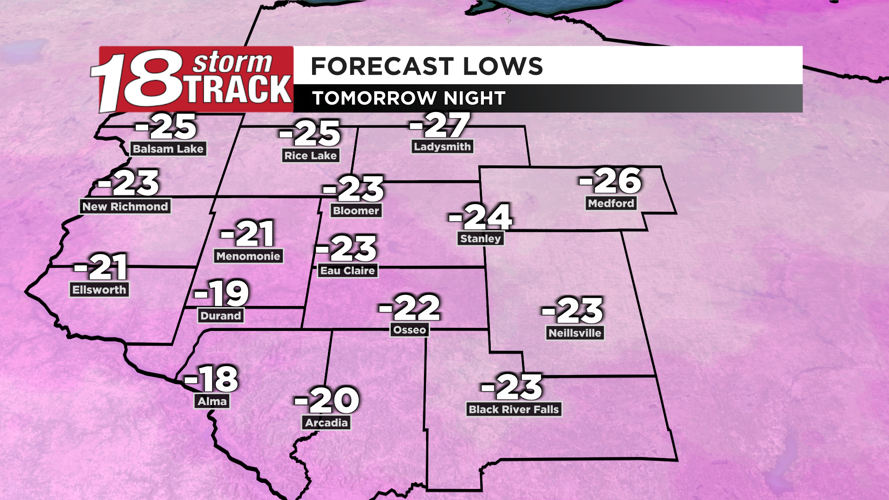 Chance of scattered snow showers today; dangerously cold conditions set ...