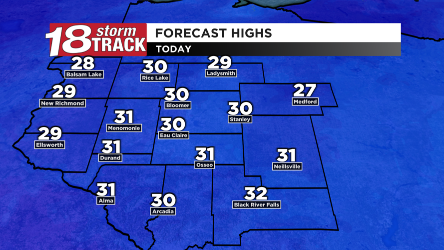 Weekend forecast to feature blustery and chilly conditions... but ...