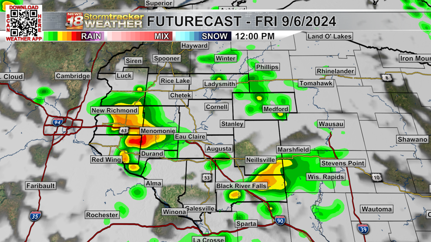 A cool Friday with highs in the mid 60s and chances for isolated to ...