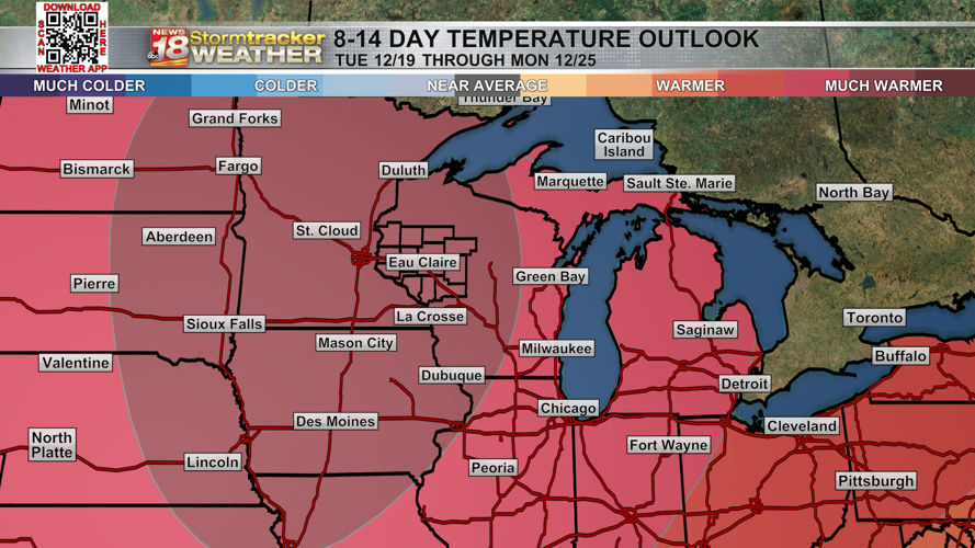 Warmer & drier than average forecast means decreased chance for a white ...