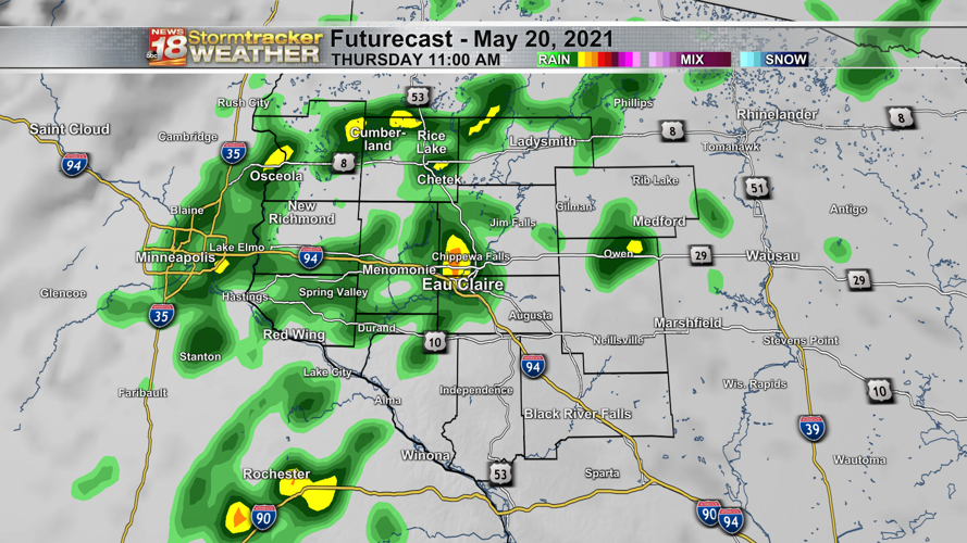 Wednesday was Eau Claire’s rainiest in 40 days and more is on the way Weather