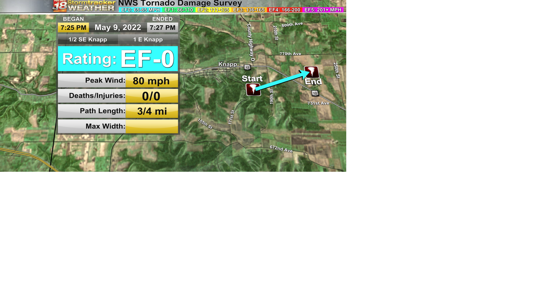 National Weather Service confirms three tornados from Monday's storms ...