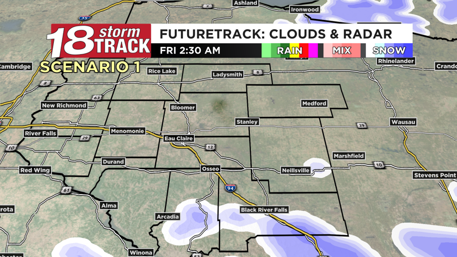Light snow and/or freezing drizzle could cause slippery spots tonight ...