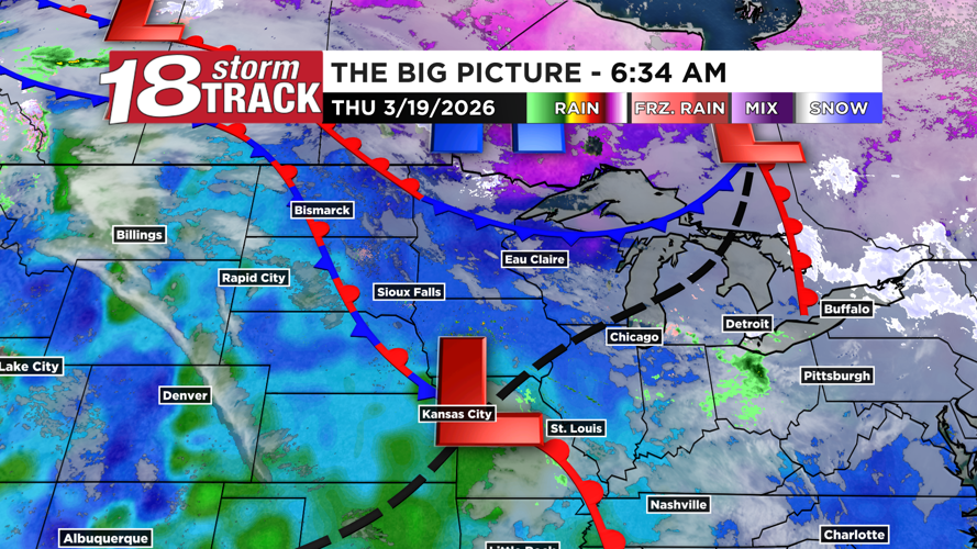 More spring-like temperatures expected the next seven days with ...