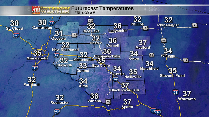 Potent October cold front brings spotty rain and gusty winds, pushes ...