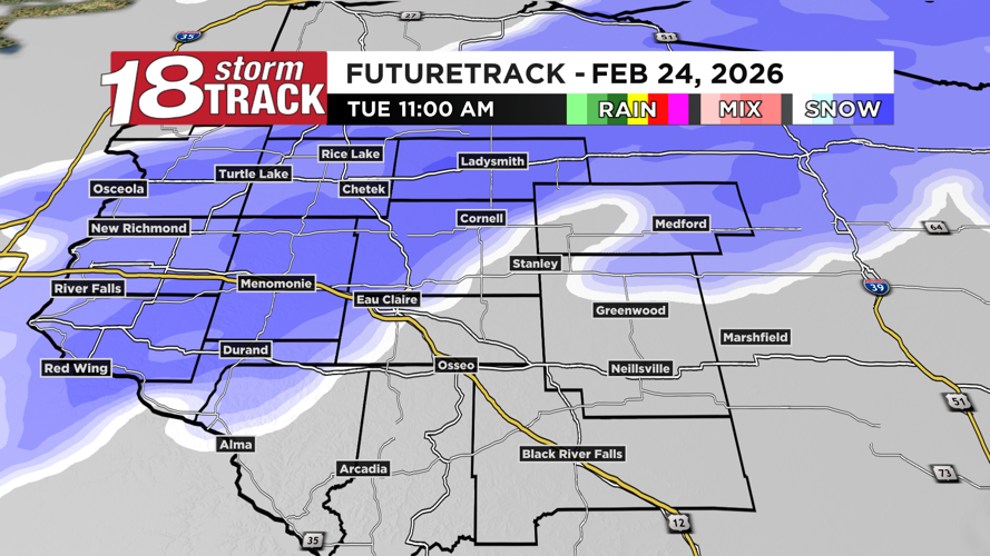 Clipper system to bring a quick burst of snow today followed by colder ...