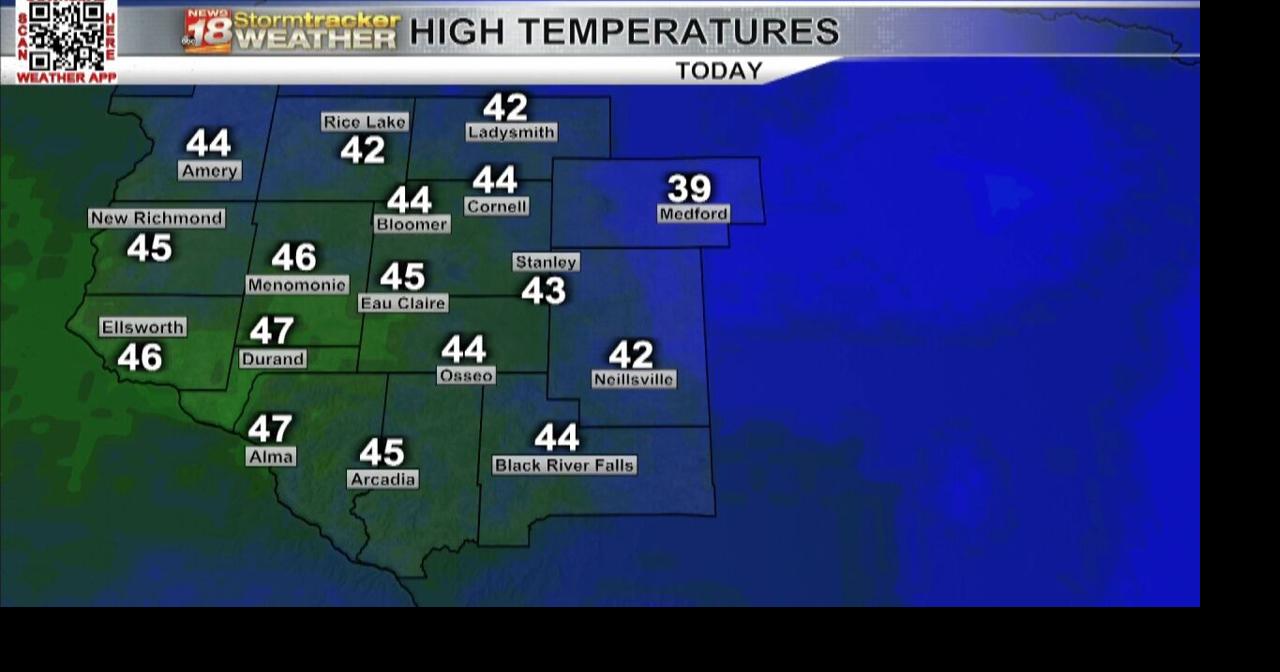 Warm temperatures to continue this week; slight chance of precipitation ...