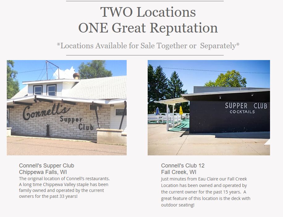 Connell s Supper Club up for sale still open Chippewa Valley