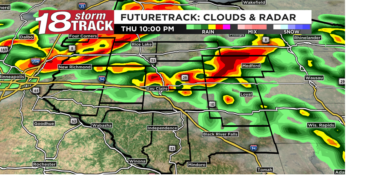 Chance of showers and thunderstorms tonight