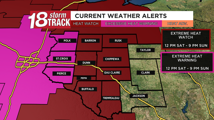 Strong to severe storms possible tonight through Saturday morning; Heat ...