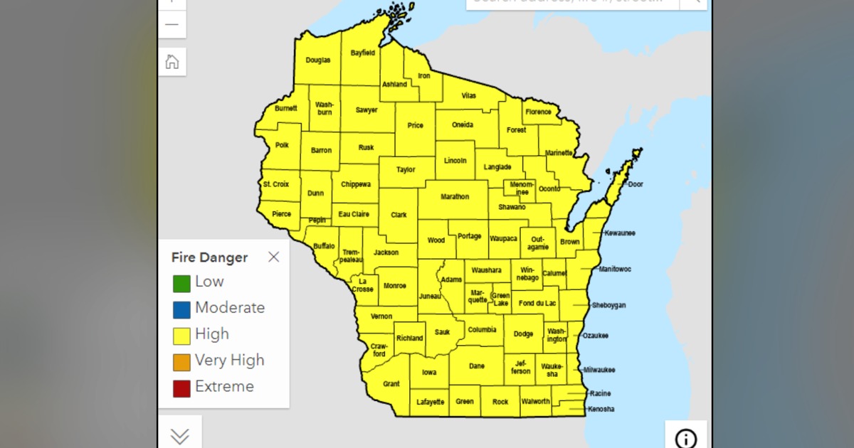 Fire Numbers Wi Fire danger high across Wisconsin | Wisconsin News | wqow.com