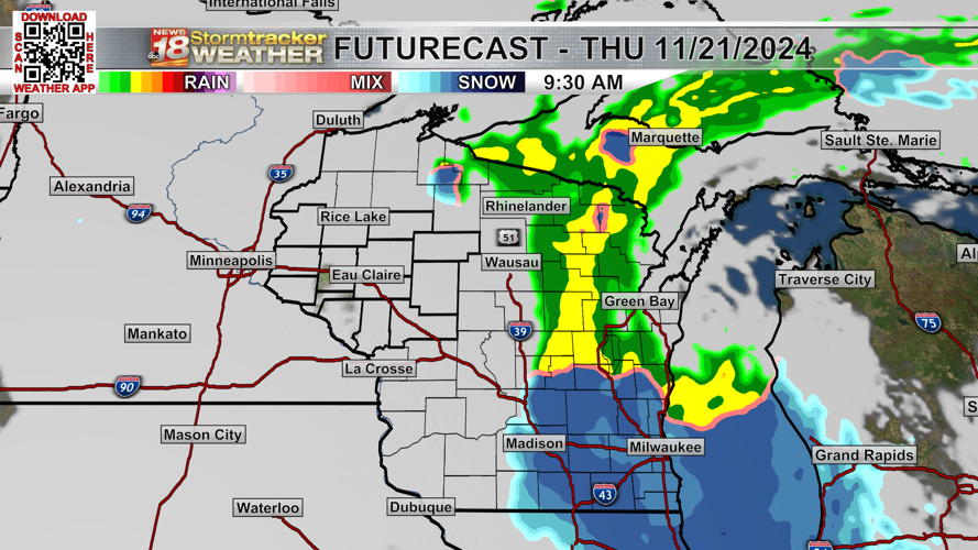 Strong winds and cloudy skies expected today following the first ...