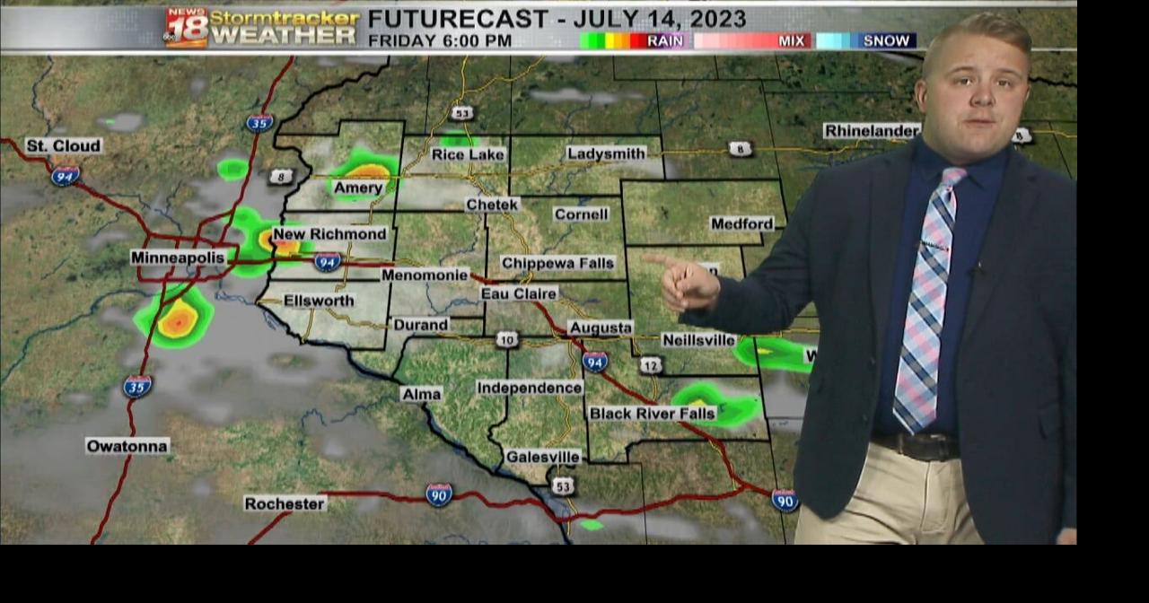 Coverage of showers and t-storms highest today as we kick off the ...