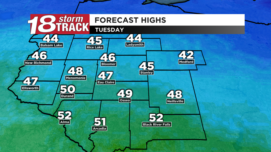 One more pleasant day ahead before the weather pattern turns cooler and ...