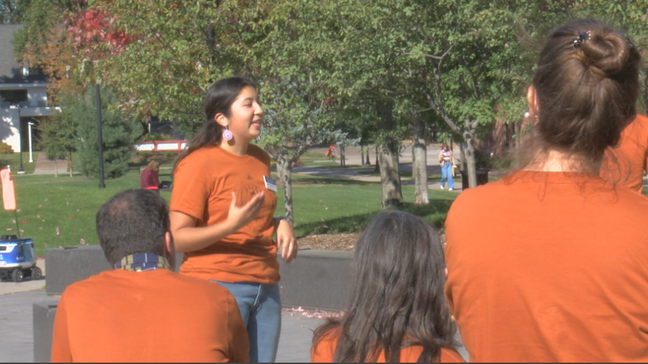 UW-Eau Claire honors Indigenous People on Wear Orange Day