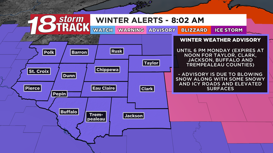 Latest winter storm system winds down today but another clipper system ...