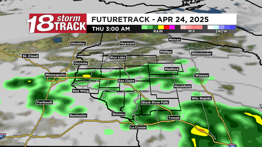 Seasonable to mild temperatures going forward with off and on rain ...