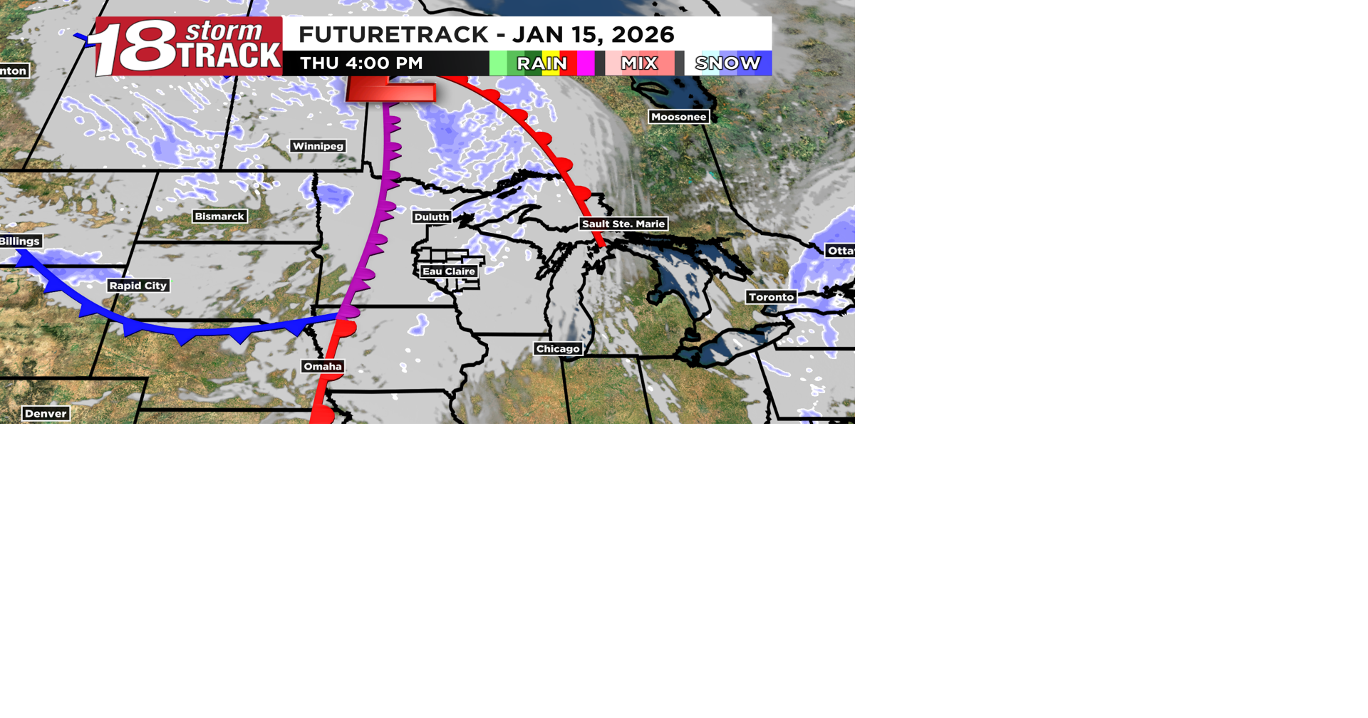 Clipper system to bring periods of scattered snow showers to the area ...