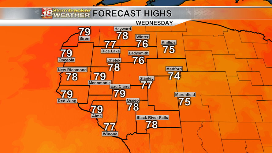 Seasonable temperatures expected this week along with some hazy skies ...