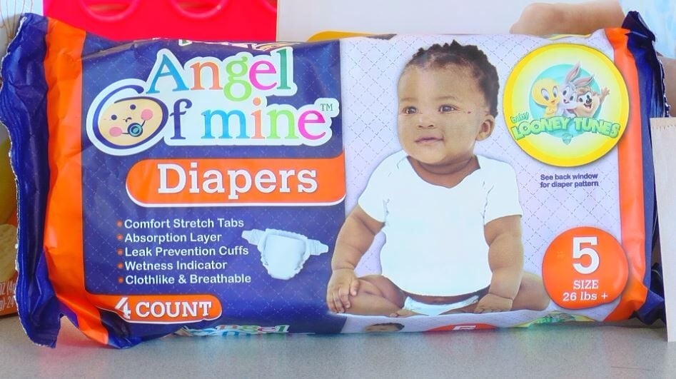 Angel of mine store diapers