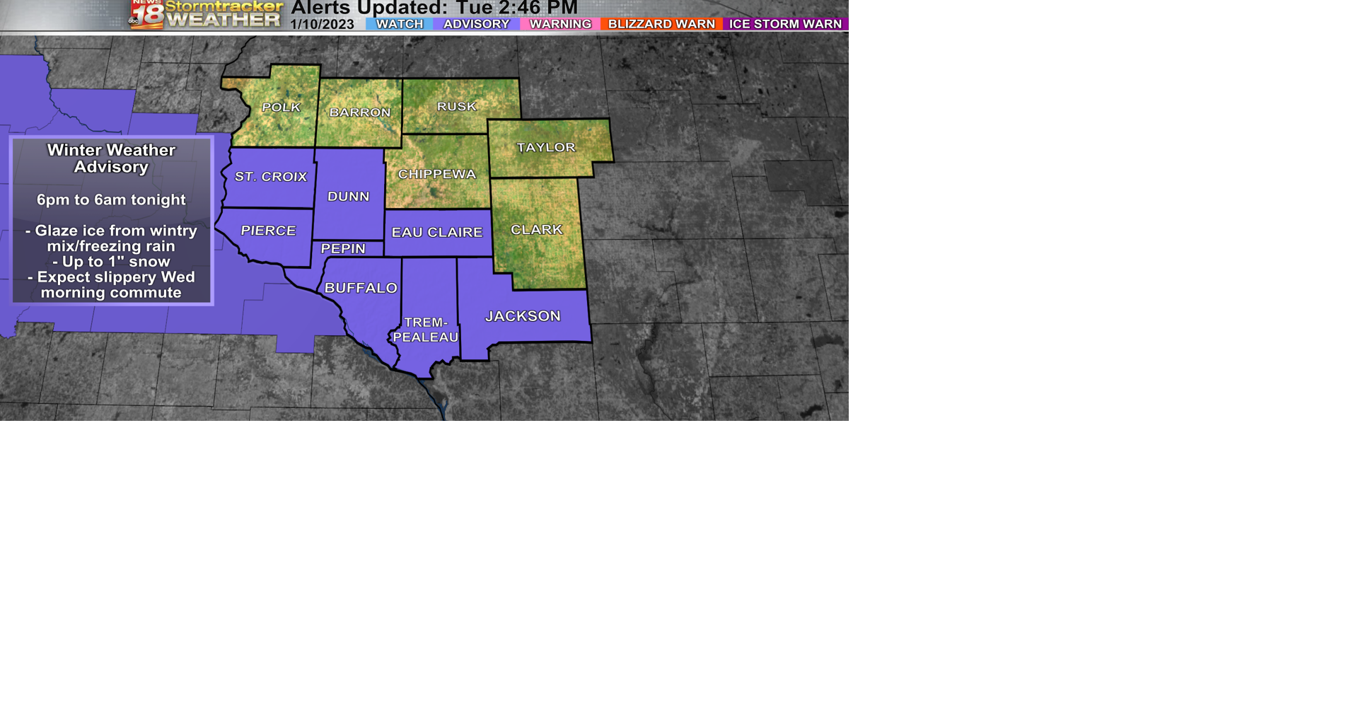 Light mix of freezing rain & snow could make for slippery travel ...