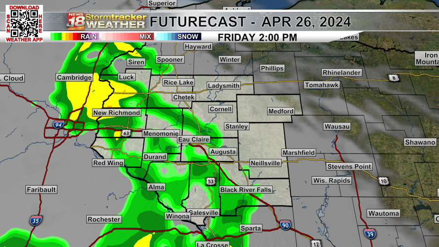 Pleasant weather the next few days before rain and thunderstorm chances ...