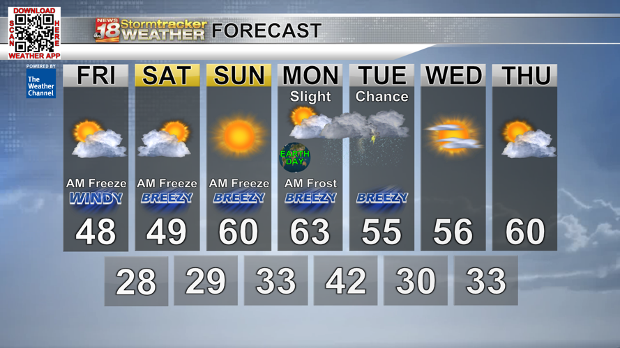Freeze Warnings and Frost Advisories are in effect for areas where ...
