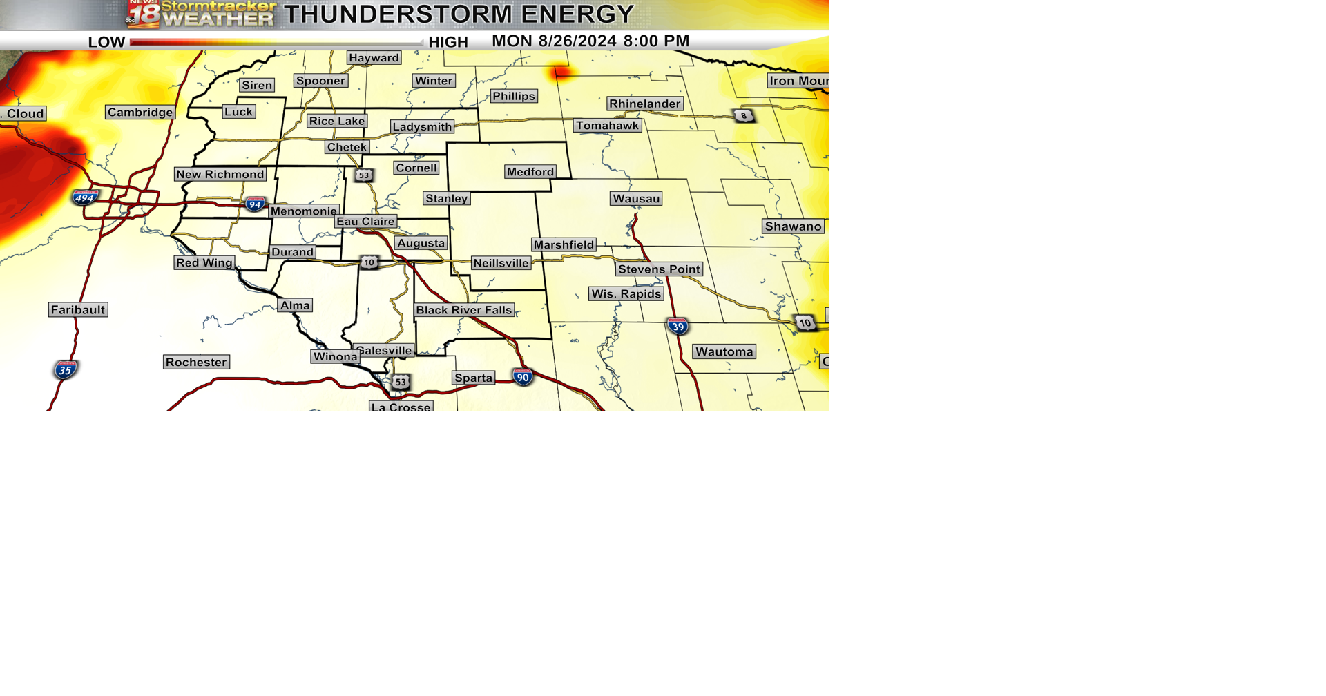 Dangerous heat and humidity fueling Monday night's possible strong to ...