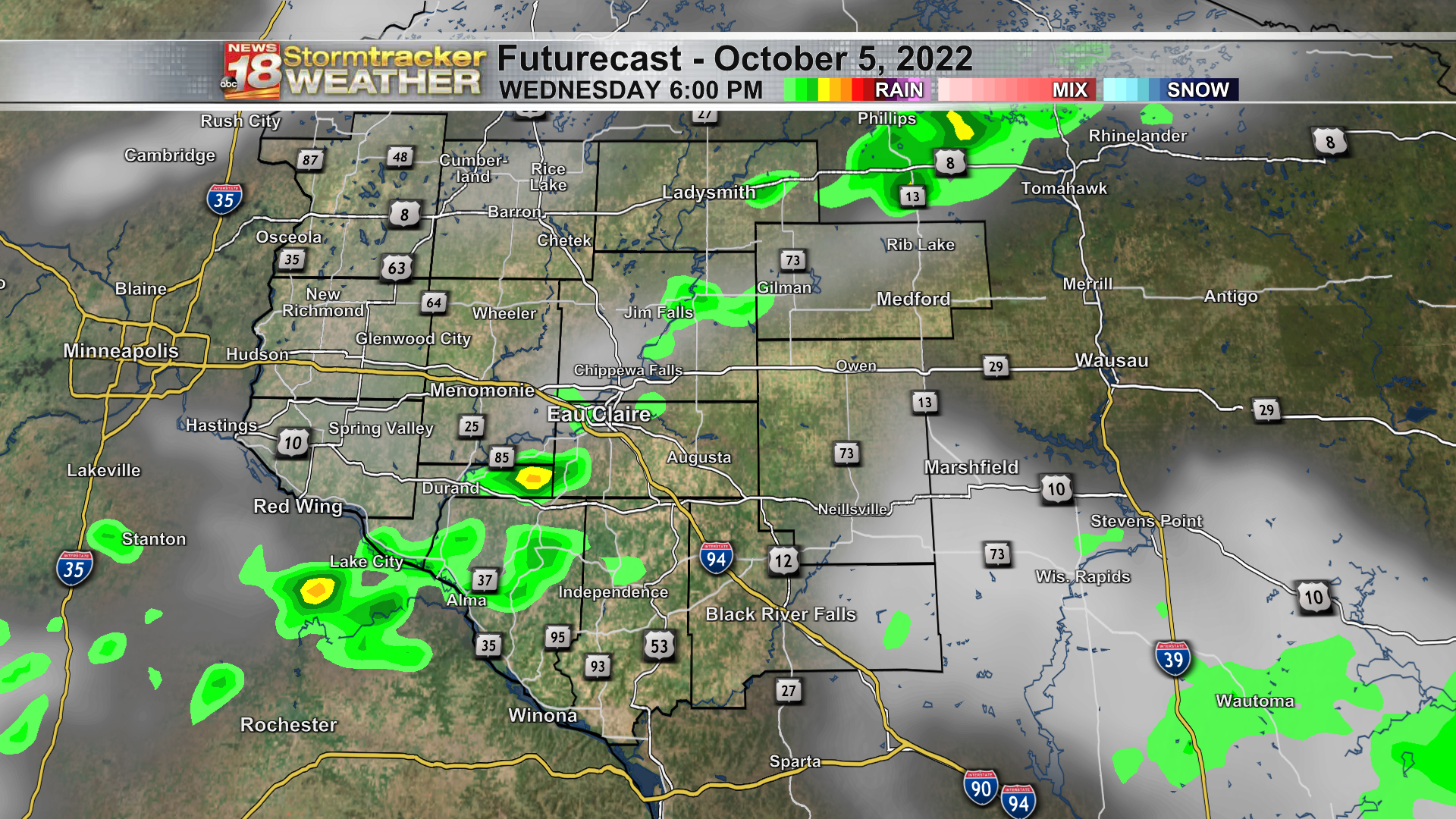 Potent October Cold Front Brings Spotty Rain And Gusty Winds, Pushes ...