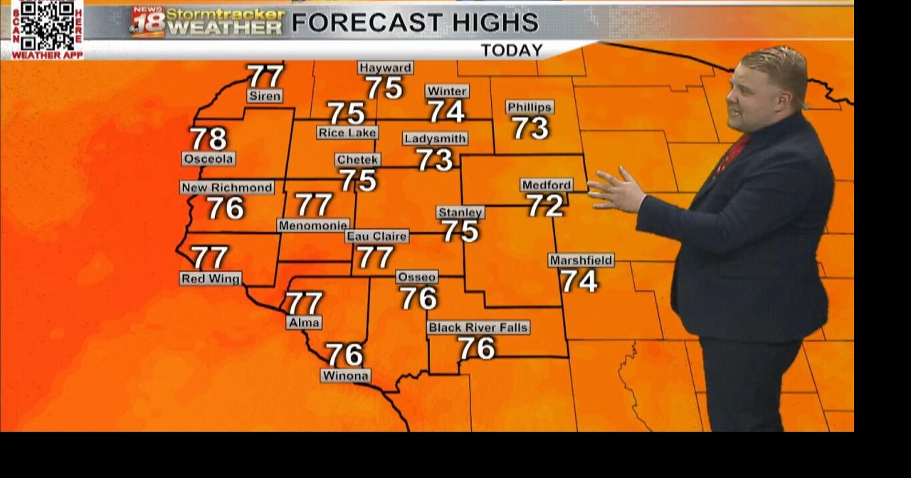 One more sunny (and dry) day ahead before daily chances for showers and ...