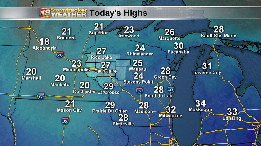 Eau Claire is close to it’s annual average snowfall as the snowiest