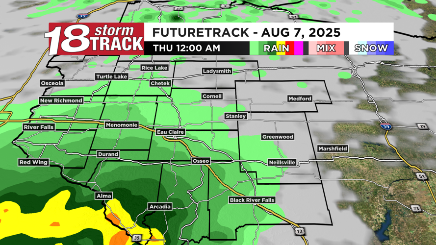 A warmer and more humid weather pattern begins Wednesday along with ...