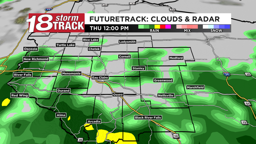 Rain chances in the forecast to begin the month of May; the weekend is ...