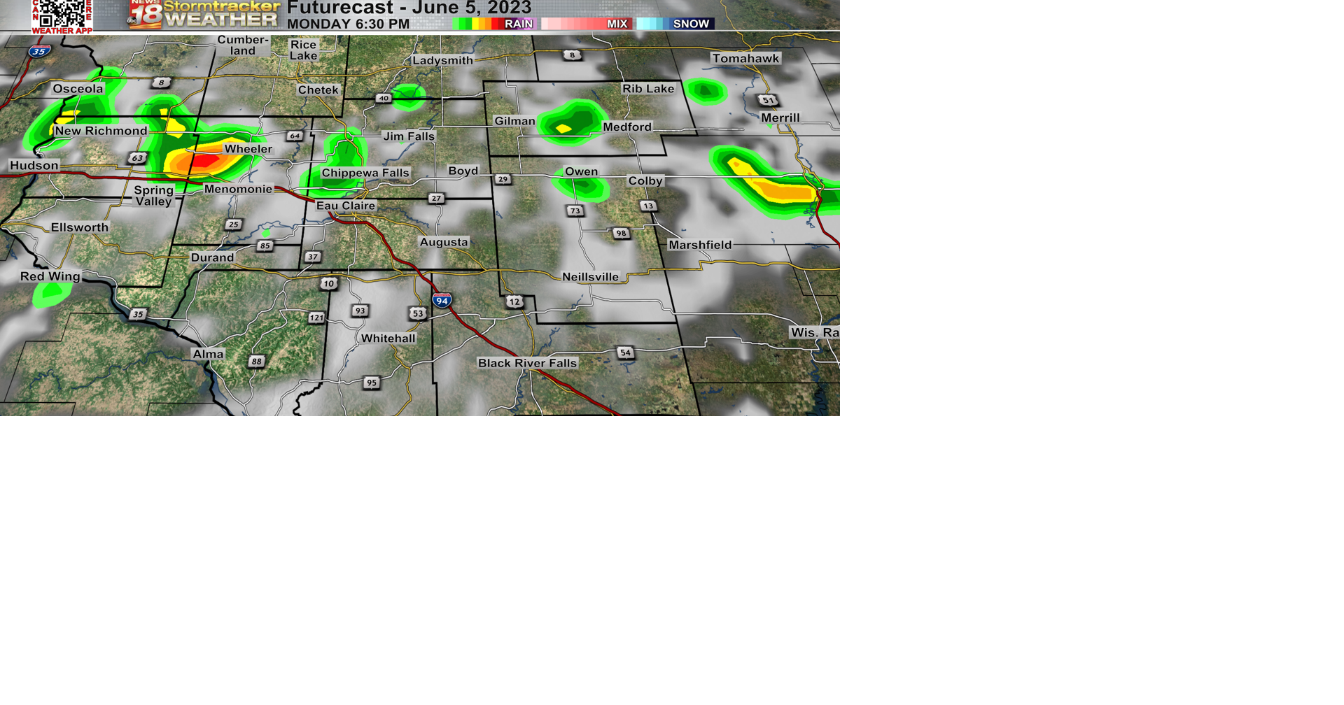 Showers and thunderstorms are possible tomorrow, but it might not be ...