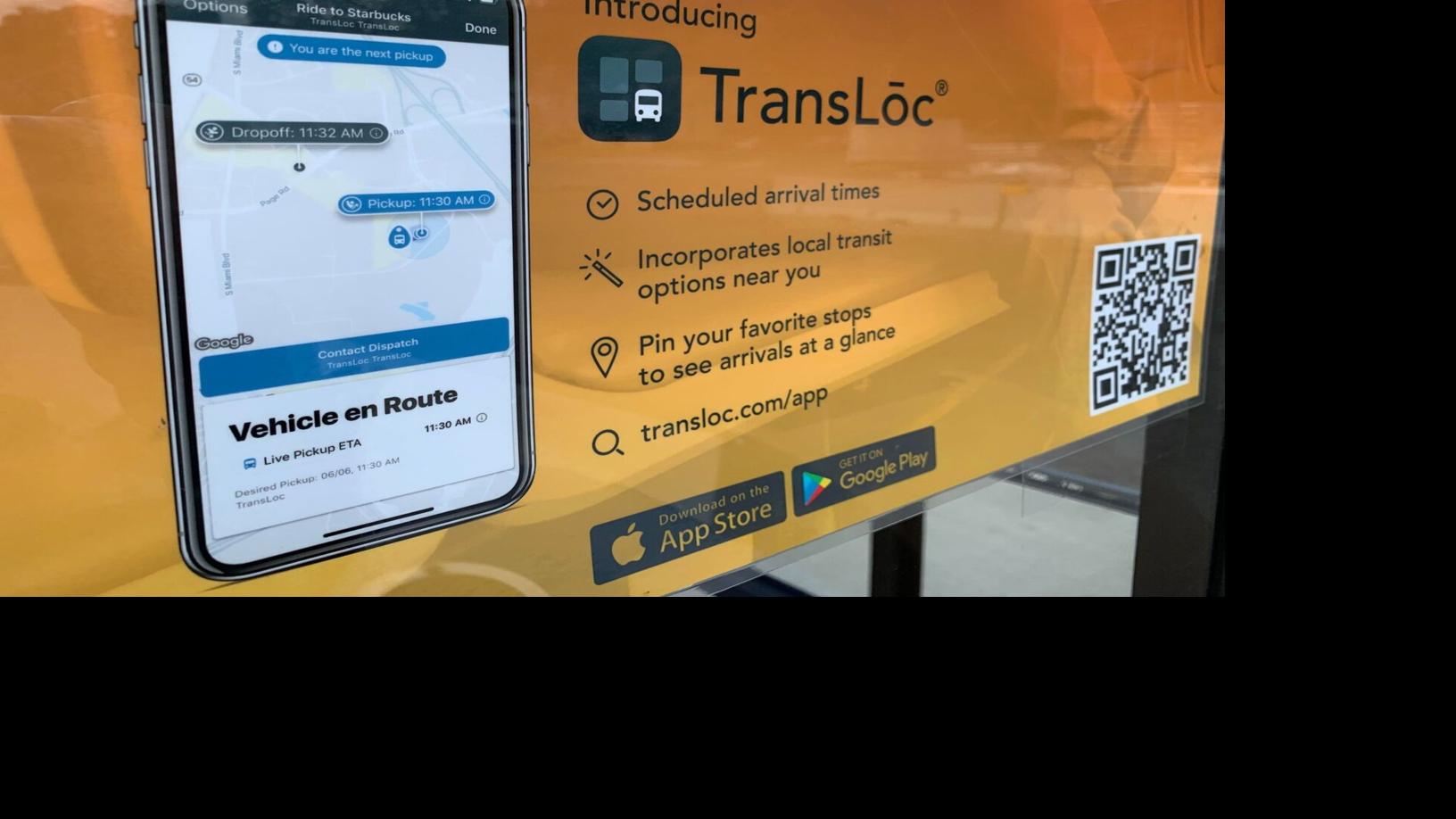 Download Our Bus Rider App - TransLoc