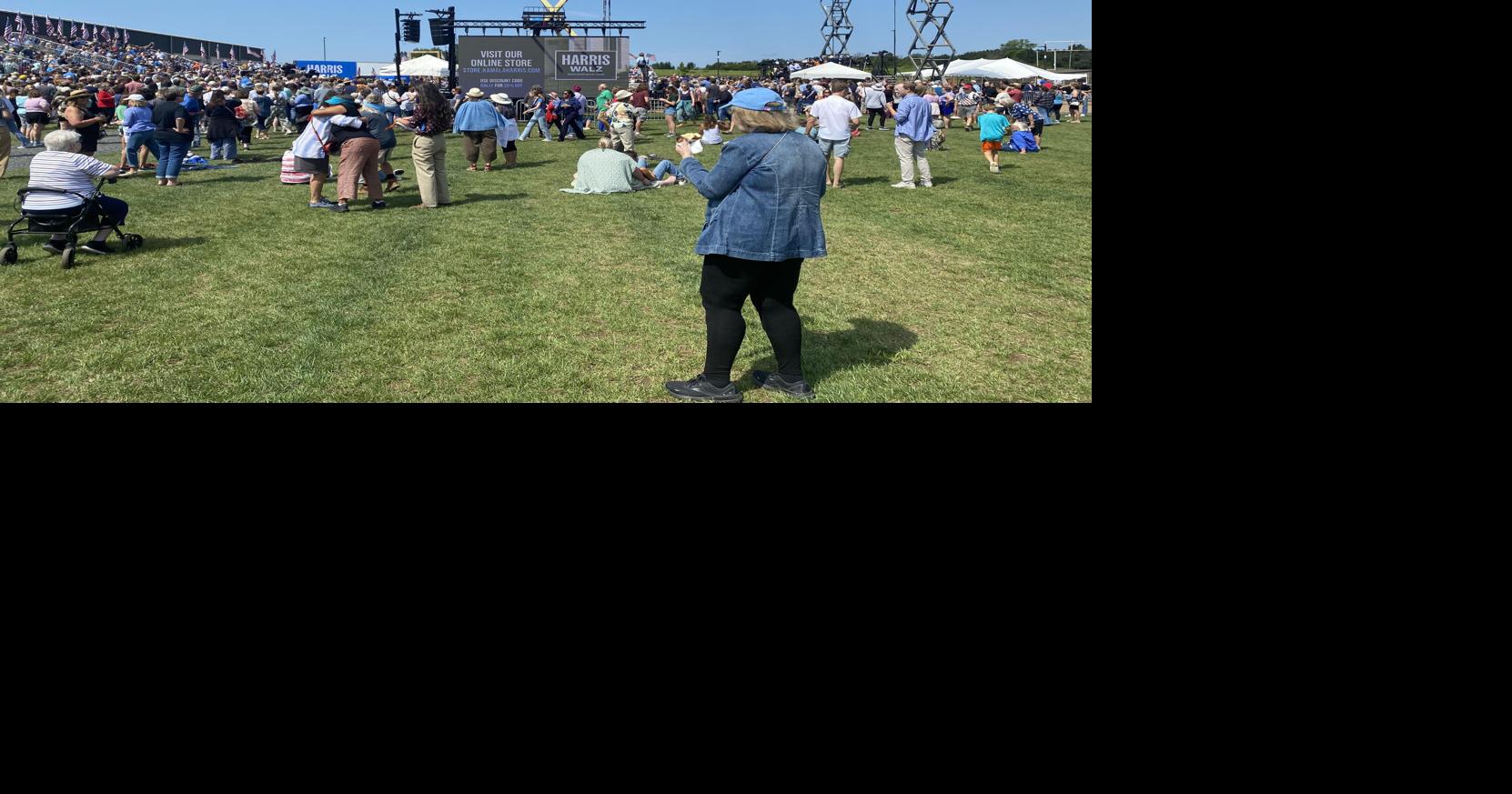 Harris-Walz rally attendees leave with hope and joy | News | wqow.com