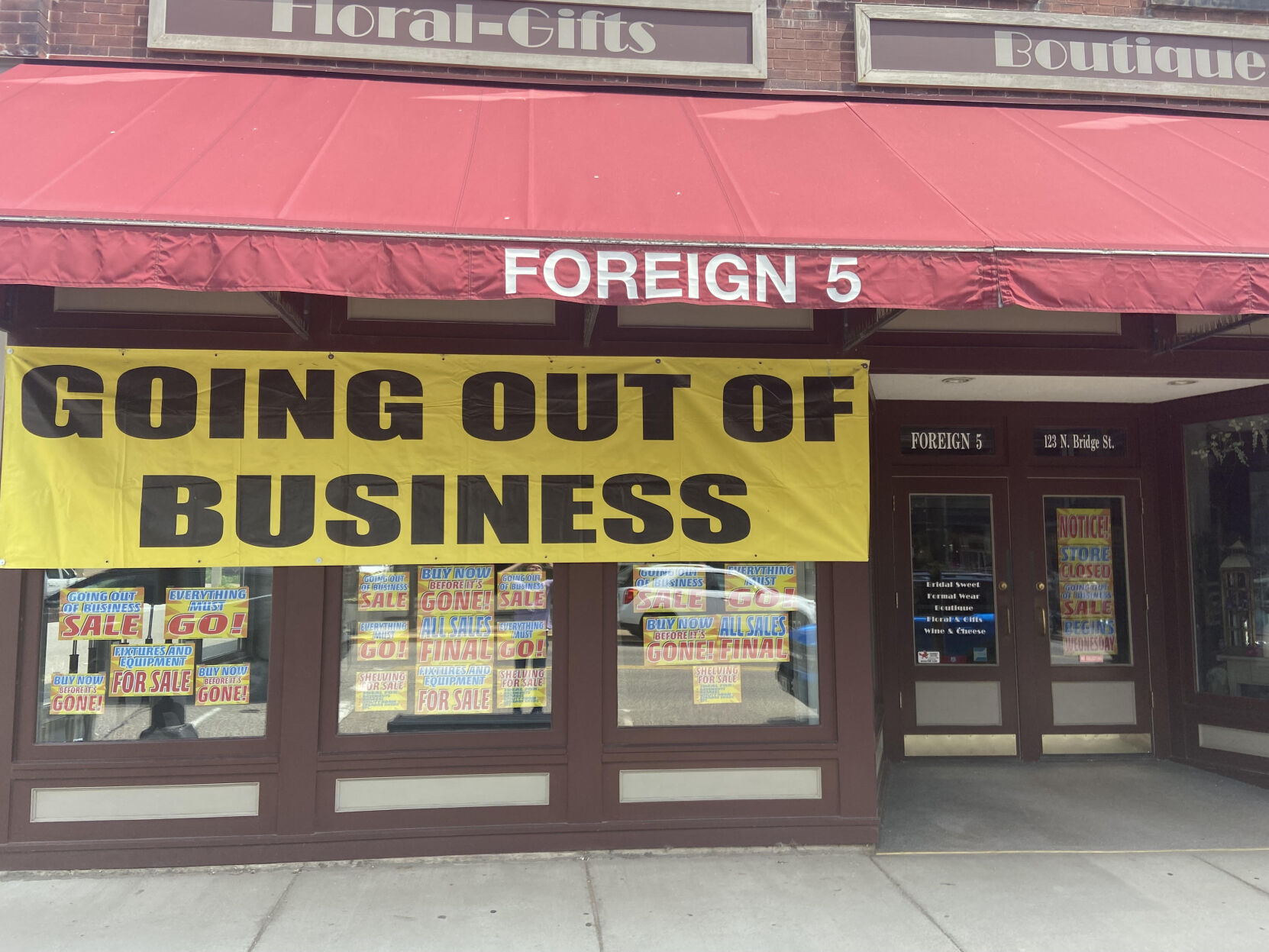 Foreign 5 boutique going out of business after 50 years Chippewa