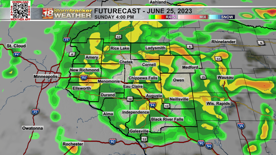 One more hot and muggy day before widespread beneficial rainfall move ...