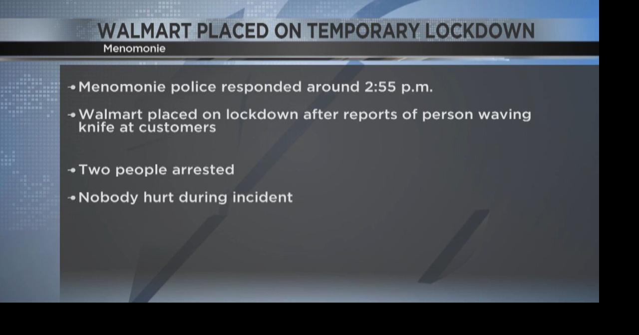 Police Menomonie Walmart placed on temporary lockdown after incident