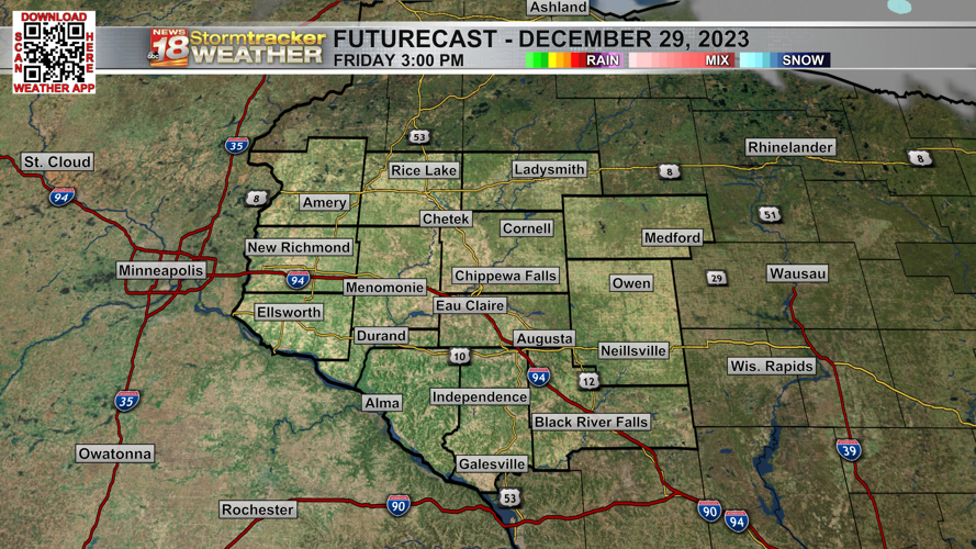 A pleasant Wednesday ahead; tracking some light rain and snow showers ...
