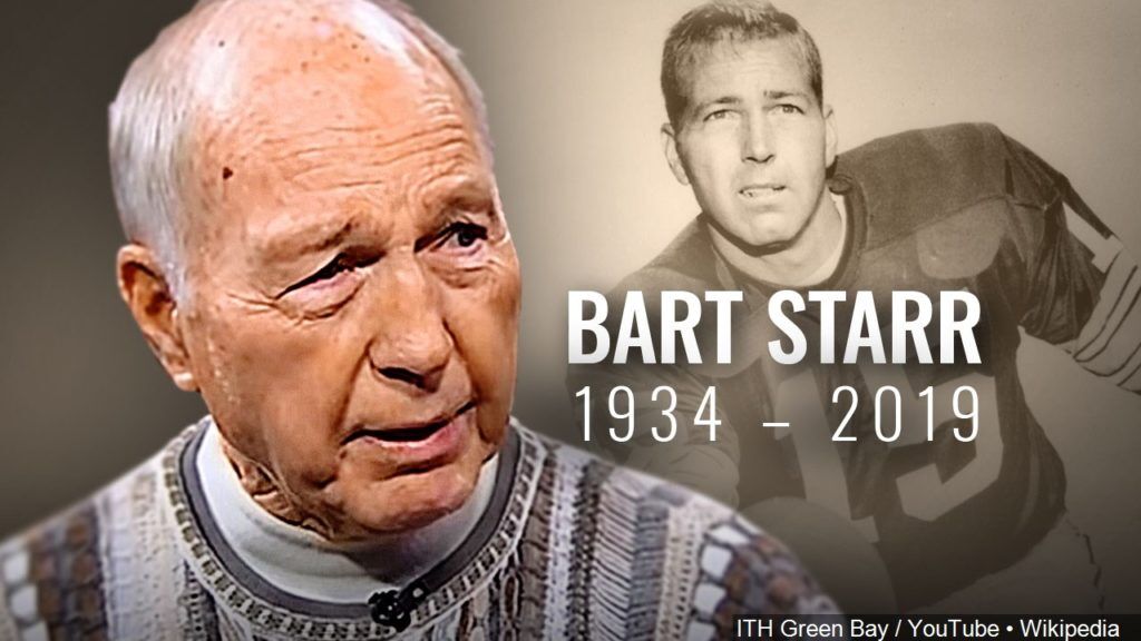 Bart Starr has died; Green Bay Packers quarterback dies at age 85